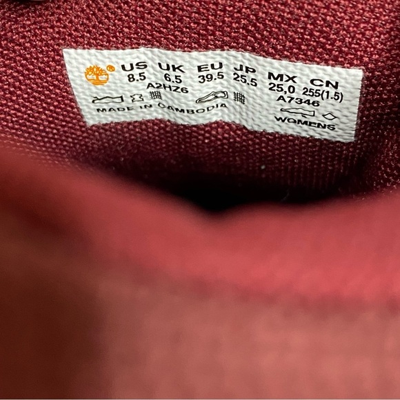 Timberland Mt Maddsen Women’s Black Lace Up Hiking Boot 8 1/2 - Picture 11 of 14